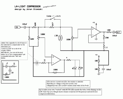 LA Light simplified for stompbox use