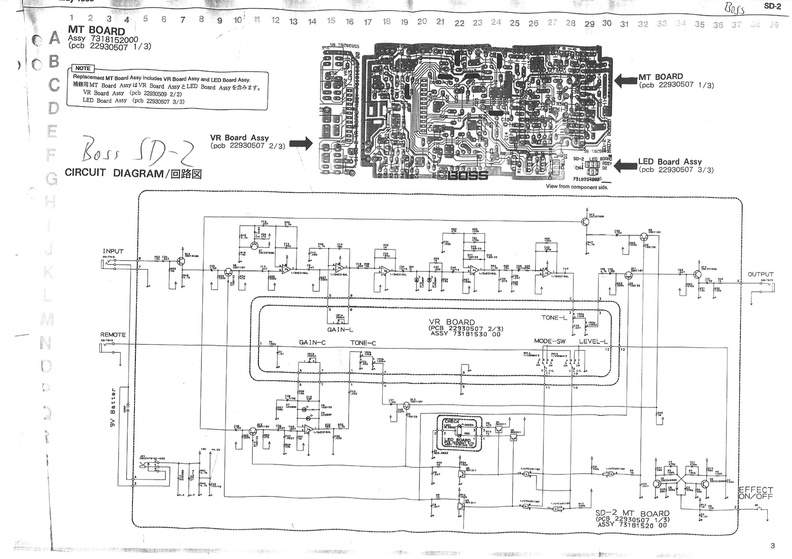 Boss SD2 schematic