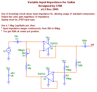 Variable input impedance 2