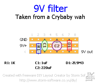 9V filter